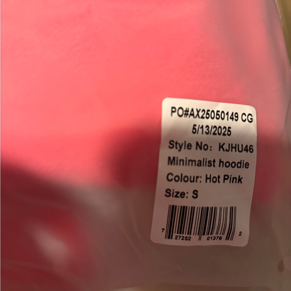 Comfrt minimalist Cozy Pink Women's Hoodie size small - Picture 8 of 8